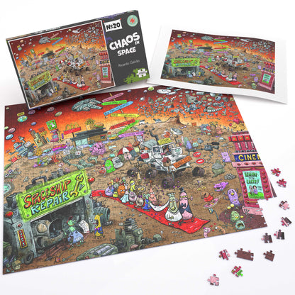 Puzzle 1000 pièces Chaos dans l'espace - Chaos n° 20
