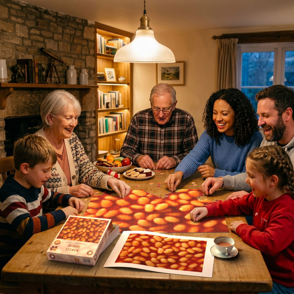 Baked Beans  - Impuzzible No.25 - 1000 or 500 Piece Jigsaw Puzzle