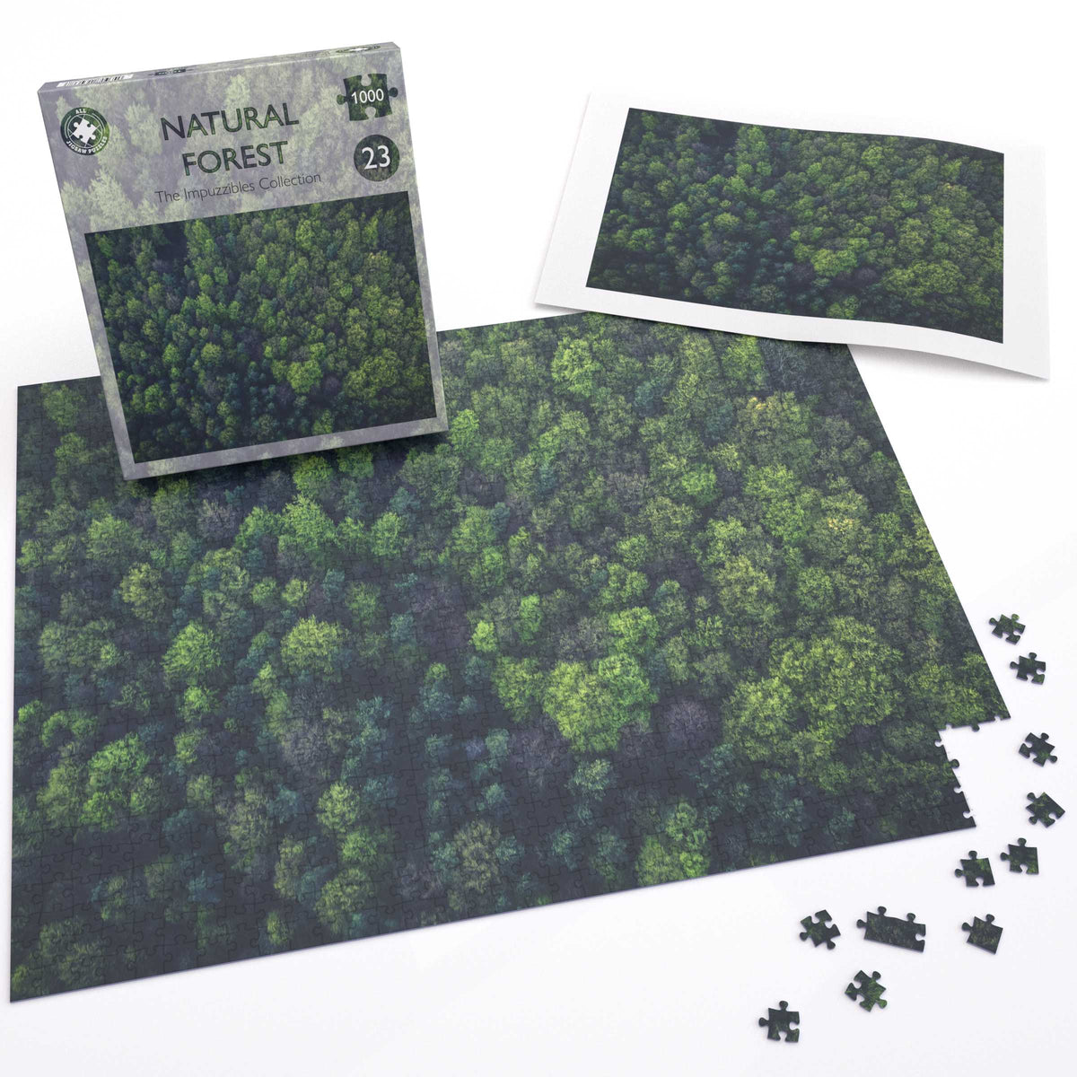 Forest  - Impuzzible No.23 - 1000 Piece Jigsaw Puzzle