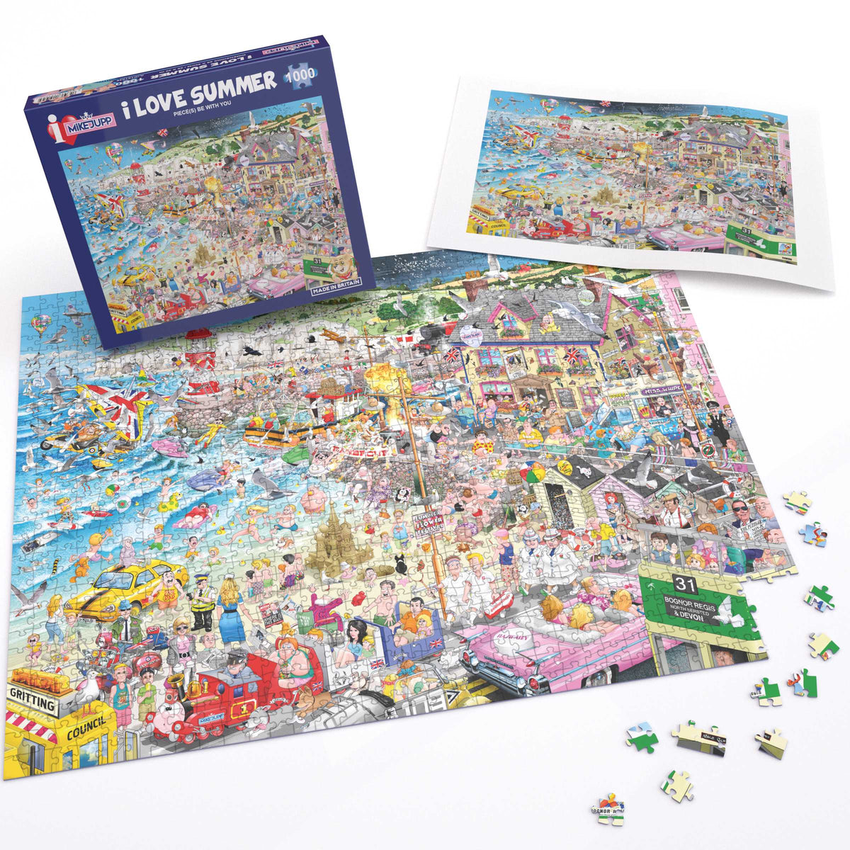 Puzzle Mike Jupp I Love Summer 1000 pièces