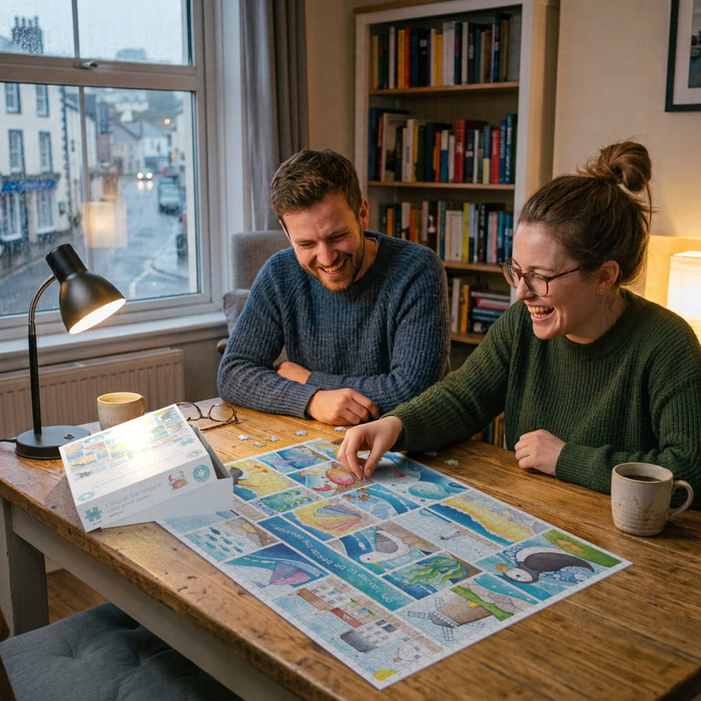 A Day at the Seaside 1000 Piece Jigsaw Puzzle