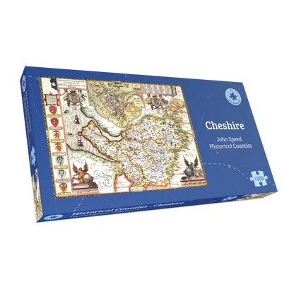 Puzzle 1000 pièces Carte historique du Cheshire (1610)