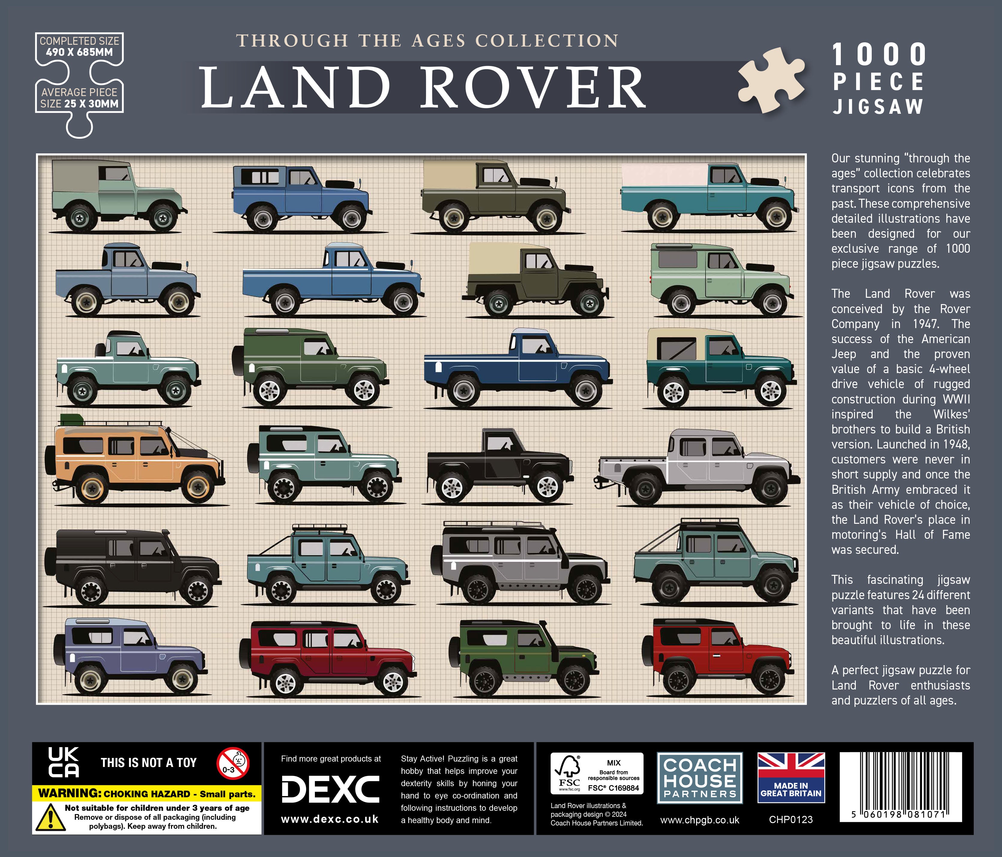 Land Rover 1000 Piece Jigsaw Puzzle – All Jigsaw Puzzles