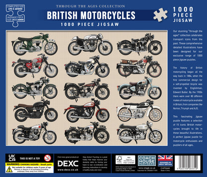 British Motorcycles 1000 Piece Jigsaw