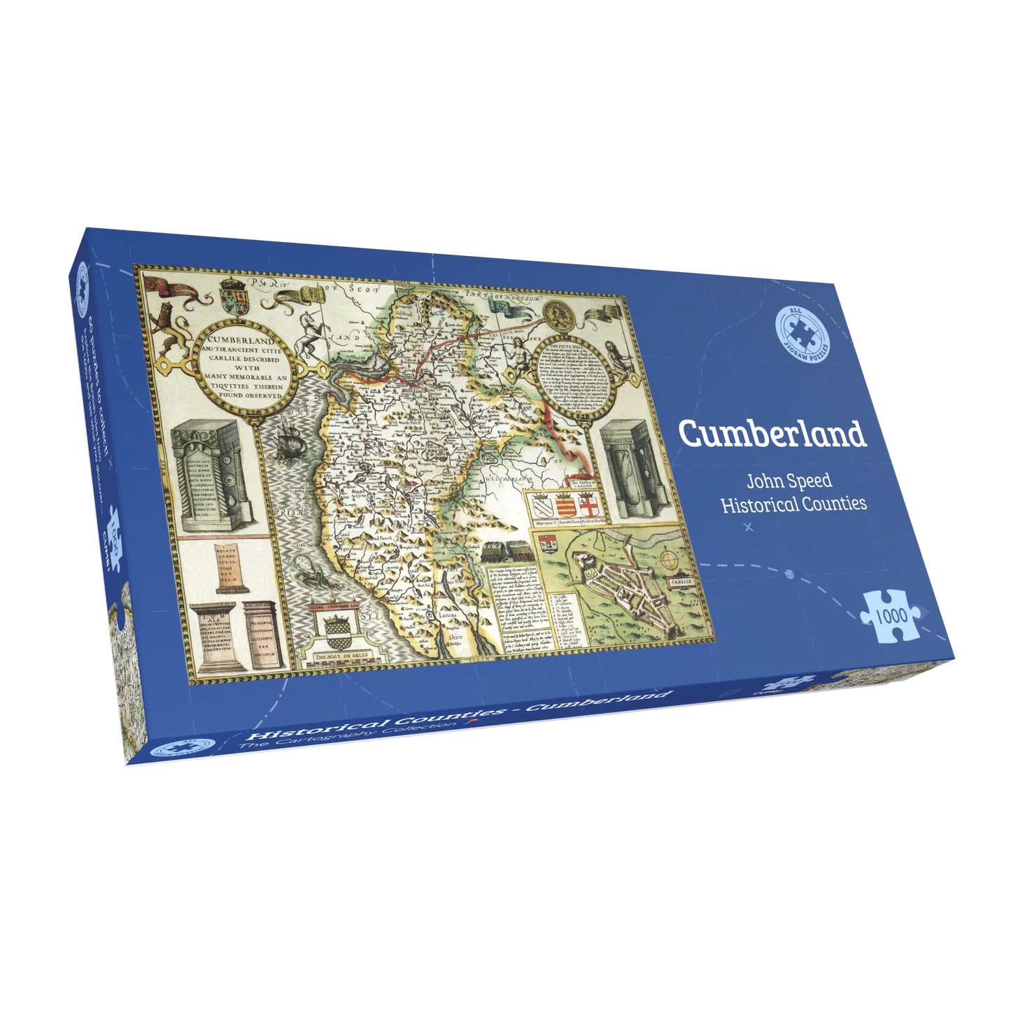 Cumberland Historical Map 1000 Piece Jigsaw Puzzle (1610)