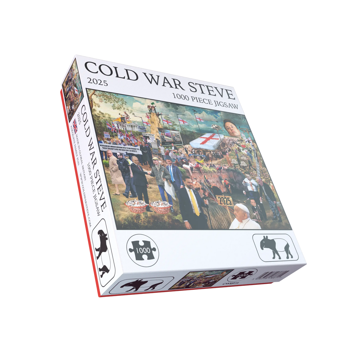 Steve Reeves Puzzles Cold War Steve '2025' 1000 Piece Jigsaw Puzzle – All Jigsaw Puzzles