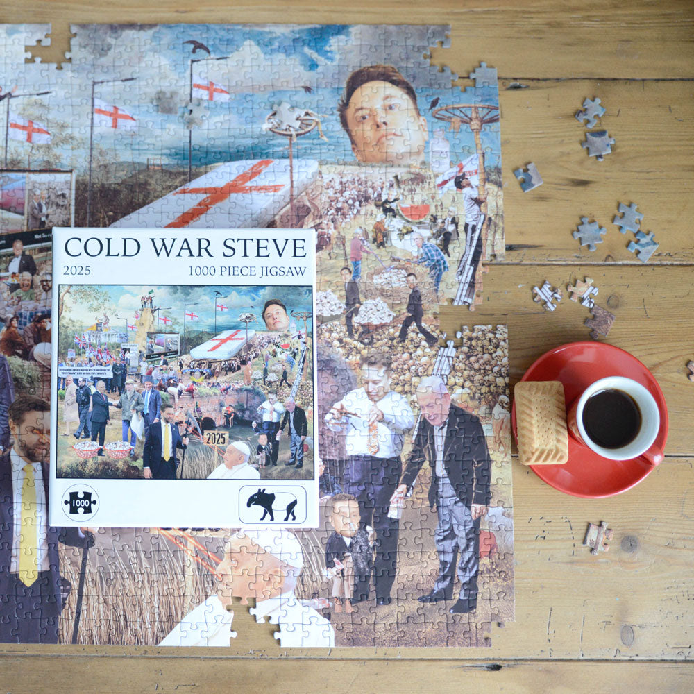 Steve Reeves Puzzles Cold War Steve '2025' 1000 Piece Jigsaw Puzzle – All Jigsaw Puzzles