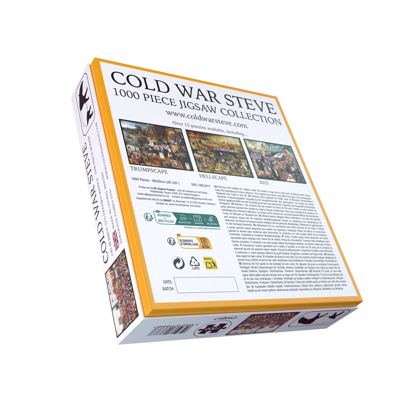 PRE-ORDER Cold War Steve Oh Blimey! It's Frank's Mancs 1000 Piece Jigsaw Puzzle