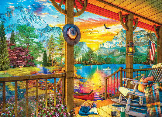 Early Morning Fishing 500 Piece Jigsaw Puzzle