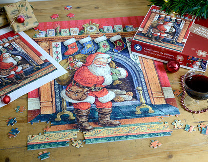 Comin' Down the Chimney 500 piece jigsaw puzzle