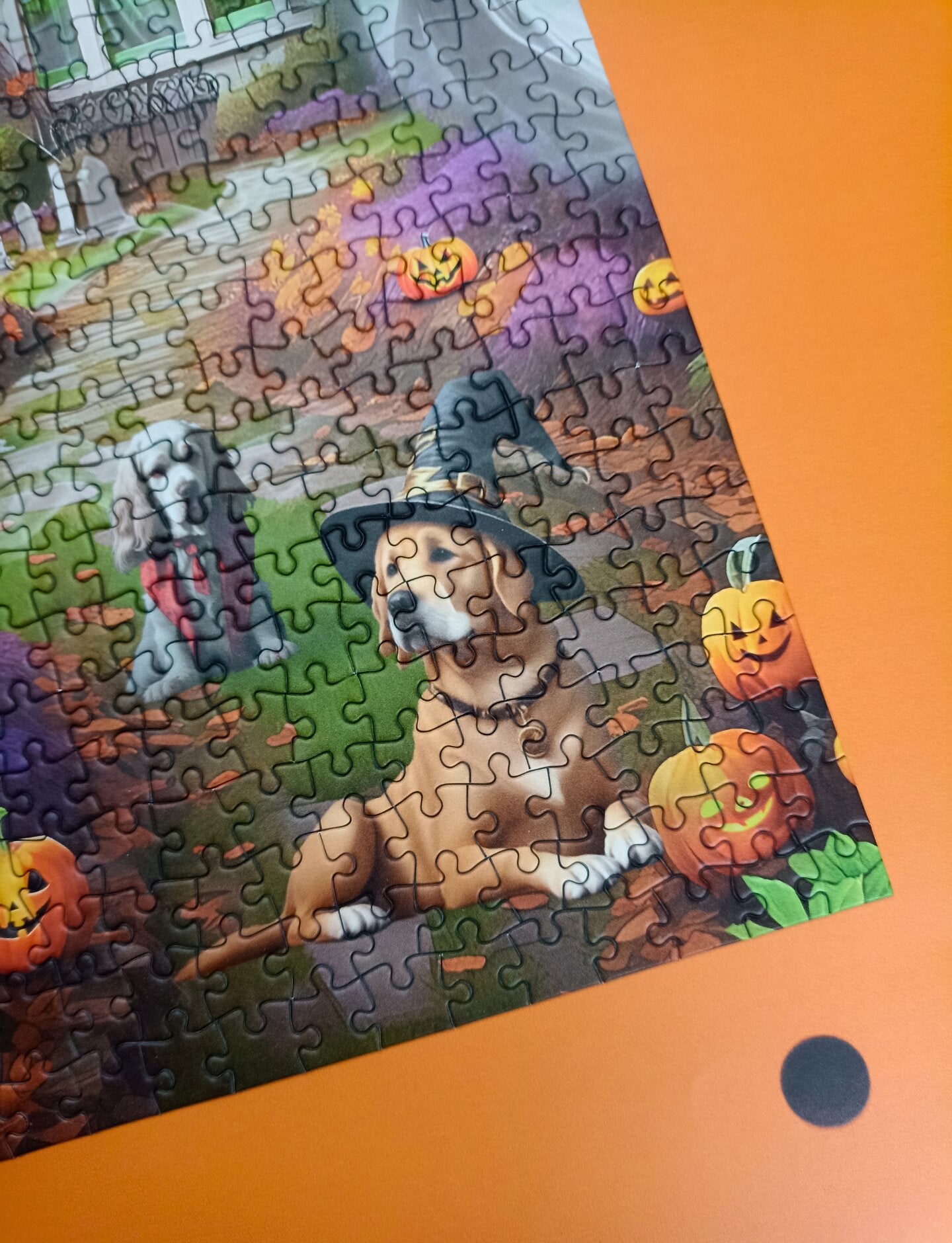 Puzzle de 1000 ou 500 pièces Chiens dans une maison hantée
