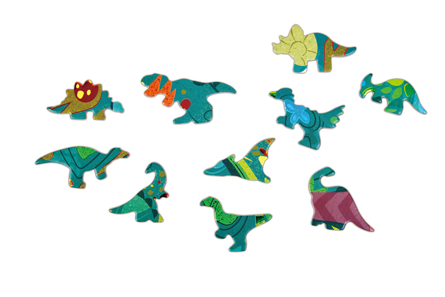 Dinosaur Shimmer 202 Piece Floor Puzzle