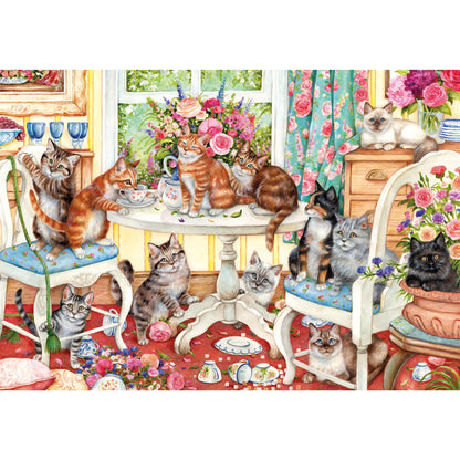 Tails from the Tea Party 500 Piece Jigsaw Puzzle