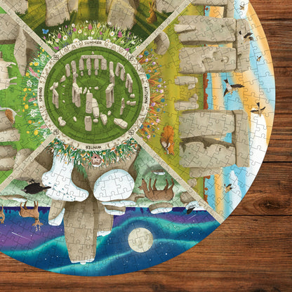 English Heritage Stonehenge 500 Piece Circular Jigsaw Puzzle