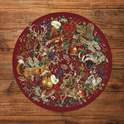 The Art File: Winter Story 500 Piece Circular Jigsaw Puzzle