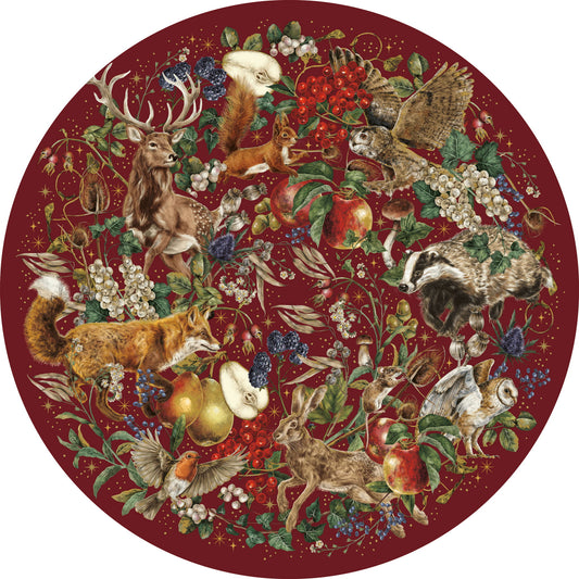 The Art File: Winter Story 500 Piece Circular Jigsaw Puzzle
