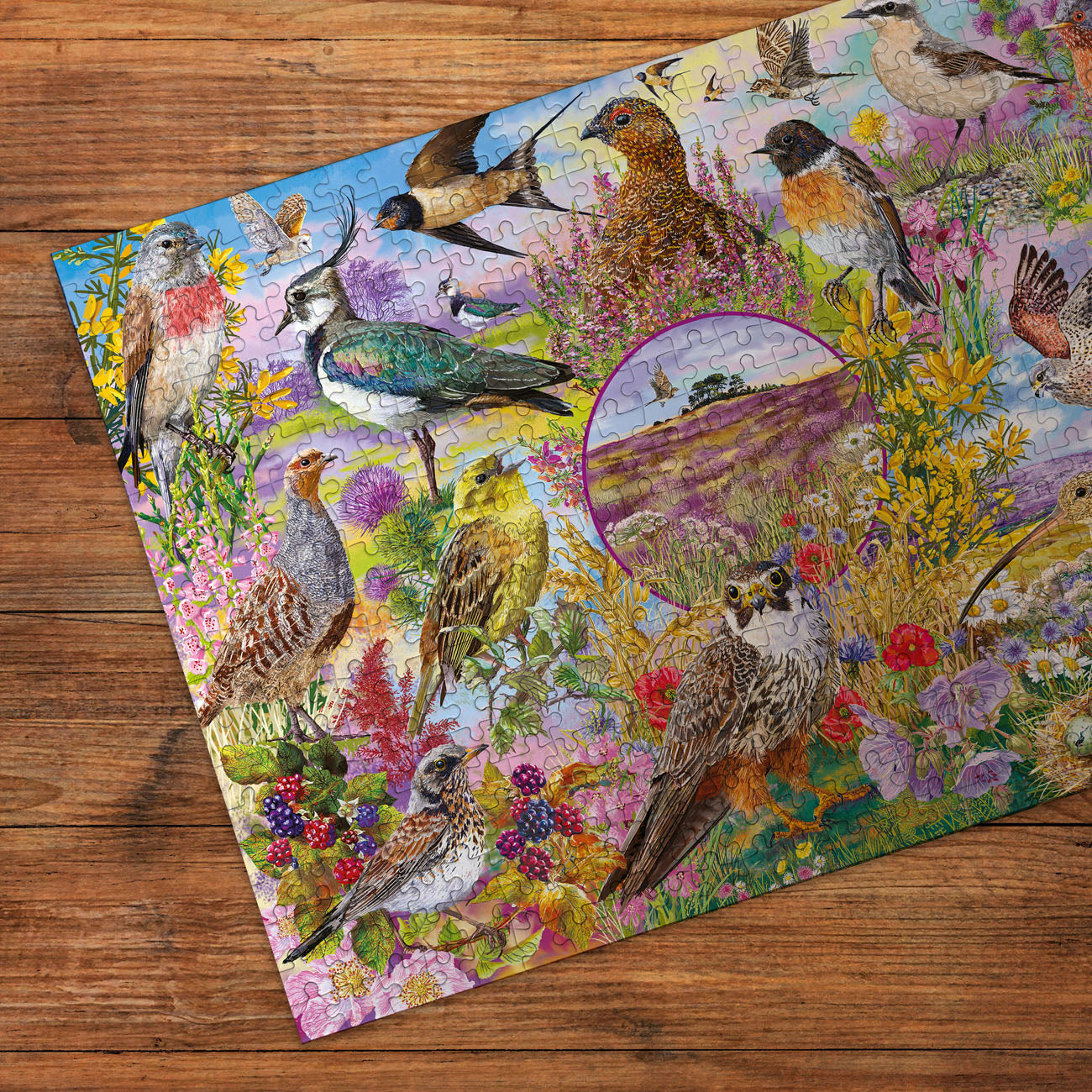 RSPB Wings in the Wild 4x500 Piece Jigsaw Puzzle