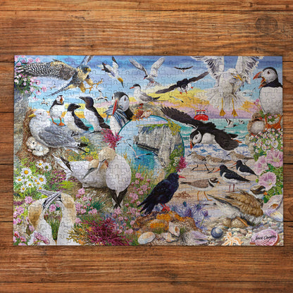 RSPB Wings in the Wild 4x500 Piece Jigsaw Puzzle