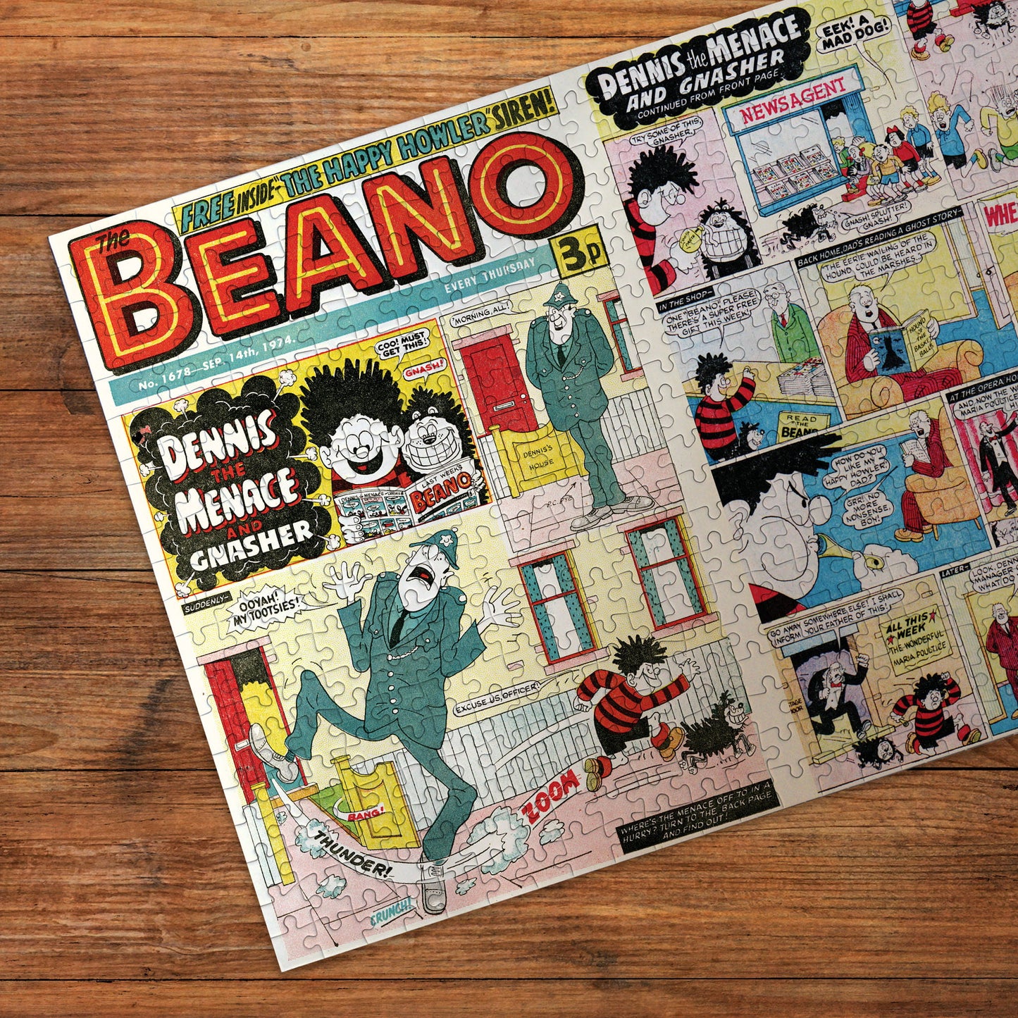 75 Years of Dennis the Menace 2 x 500 Piece Jigsaw Puzzle Set