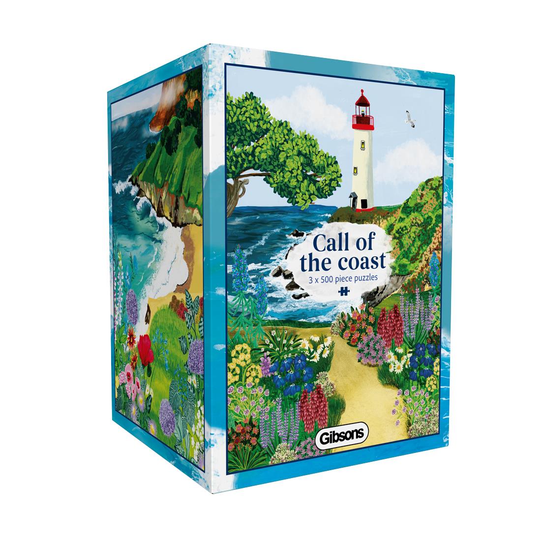 Call of the Coast – Abby Jacobs 3 x 500 Piece Jigsaw Puzzle