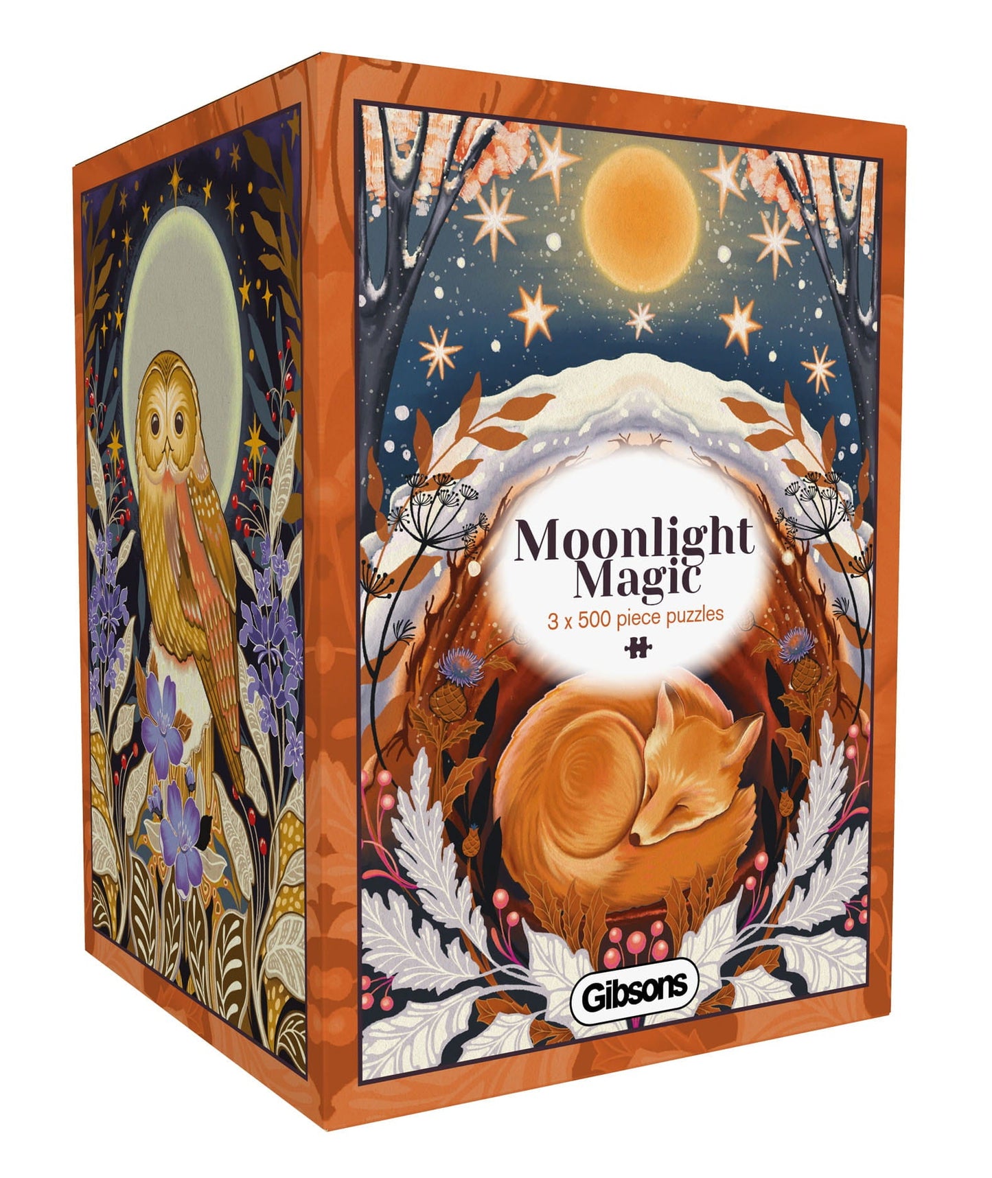 Moonlight Magic 3 x 500 Piece Jigsaw Puzzle
