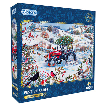 Festive Farm 1000 Piece Jigsaw Puzzle