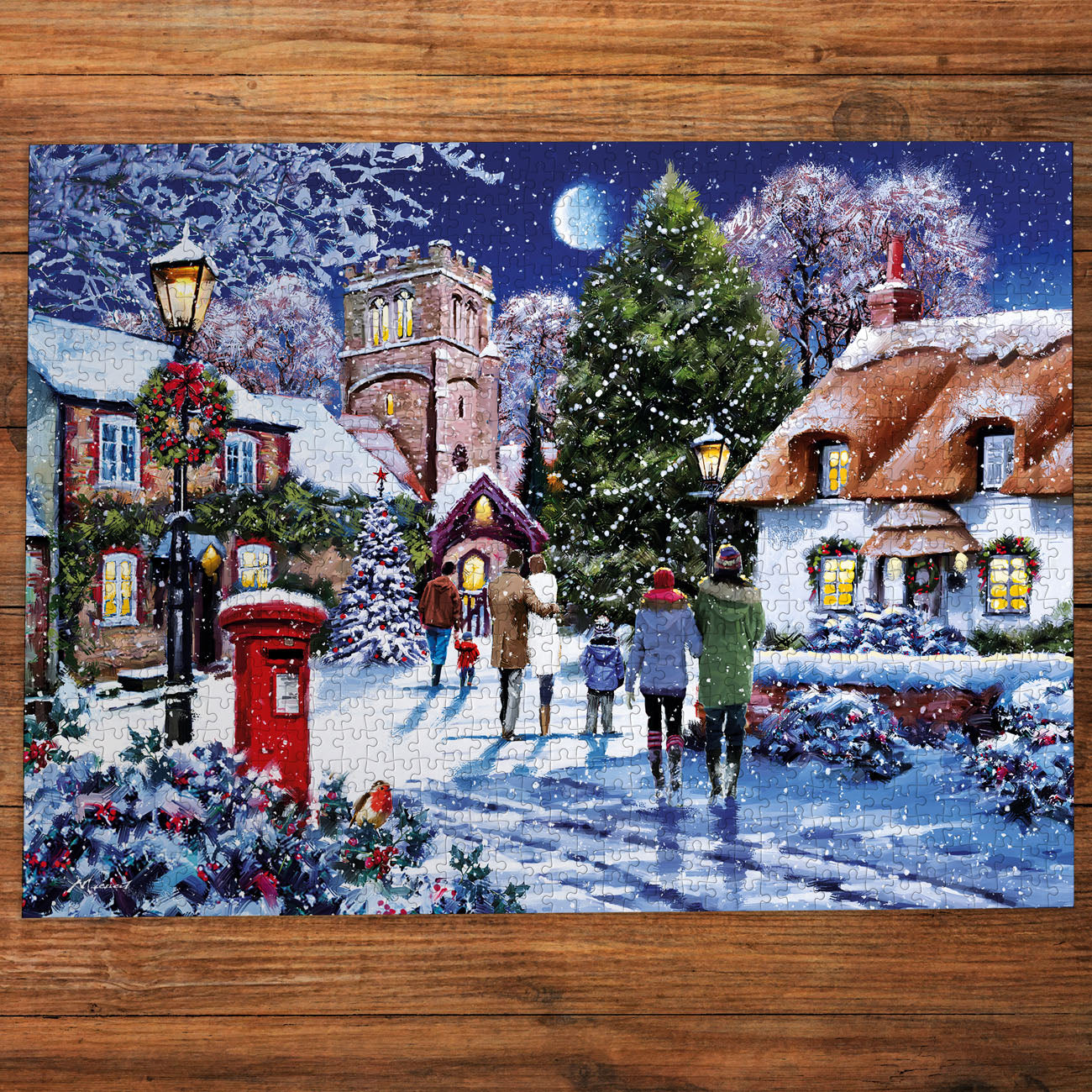 Moonlit Stroll 1000 Piece Jigsaw Puzzle