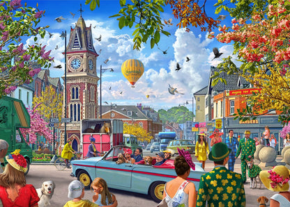 Off to the Races at Newmarket 1000 Piece Jigsaw Puzzle