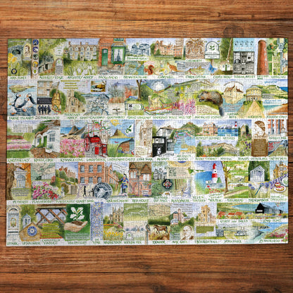 National Trust: Landmarks & Landscapes 1000 Piece Jigsaw Puzzle