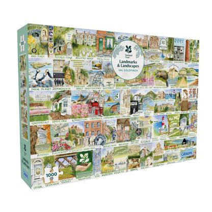National Trust: Landmarks & Landscapes 1000 Piece Jigsaw Puzzle