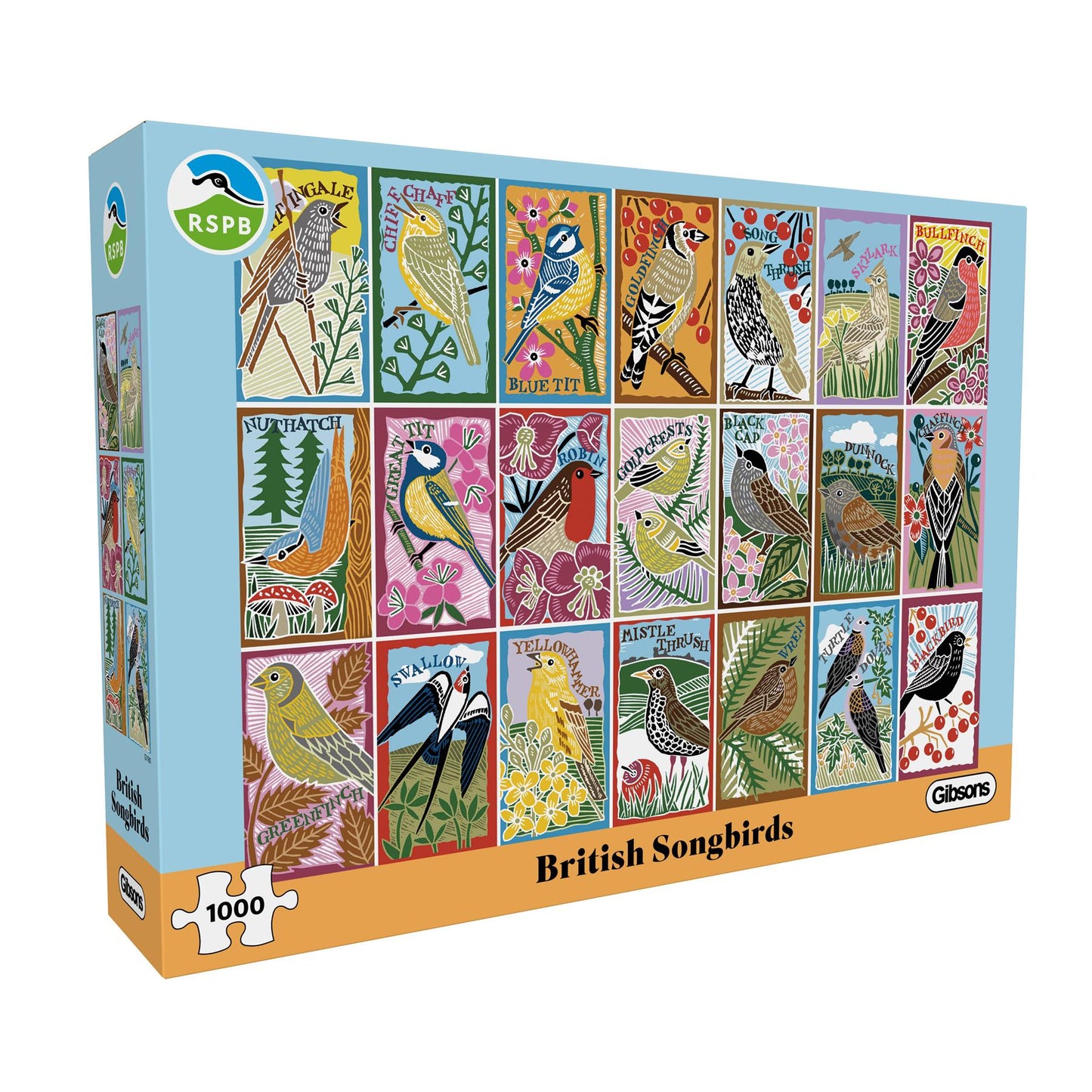 RSPB British Songbirds 1000 Piece Jigsaw Puzzle