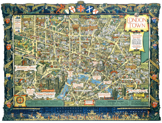 London Town by Southern Railway 1000 Piece Jigsaw Puzzle