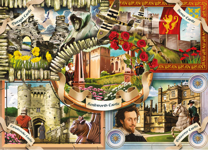 English Heritage: Castles of England 1000 Piece Jigsaw Puzzle