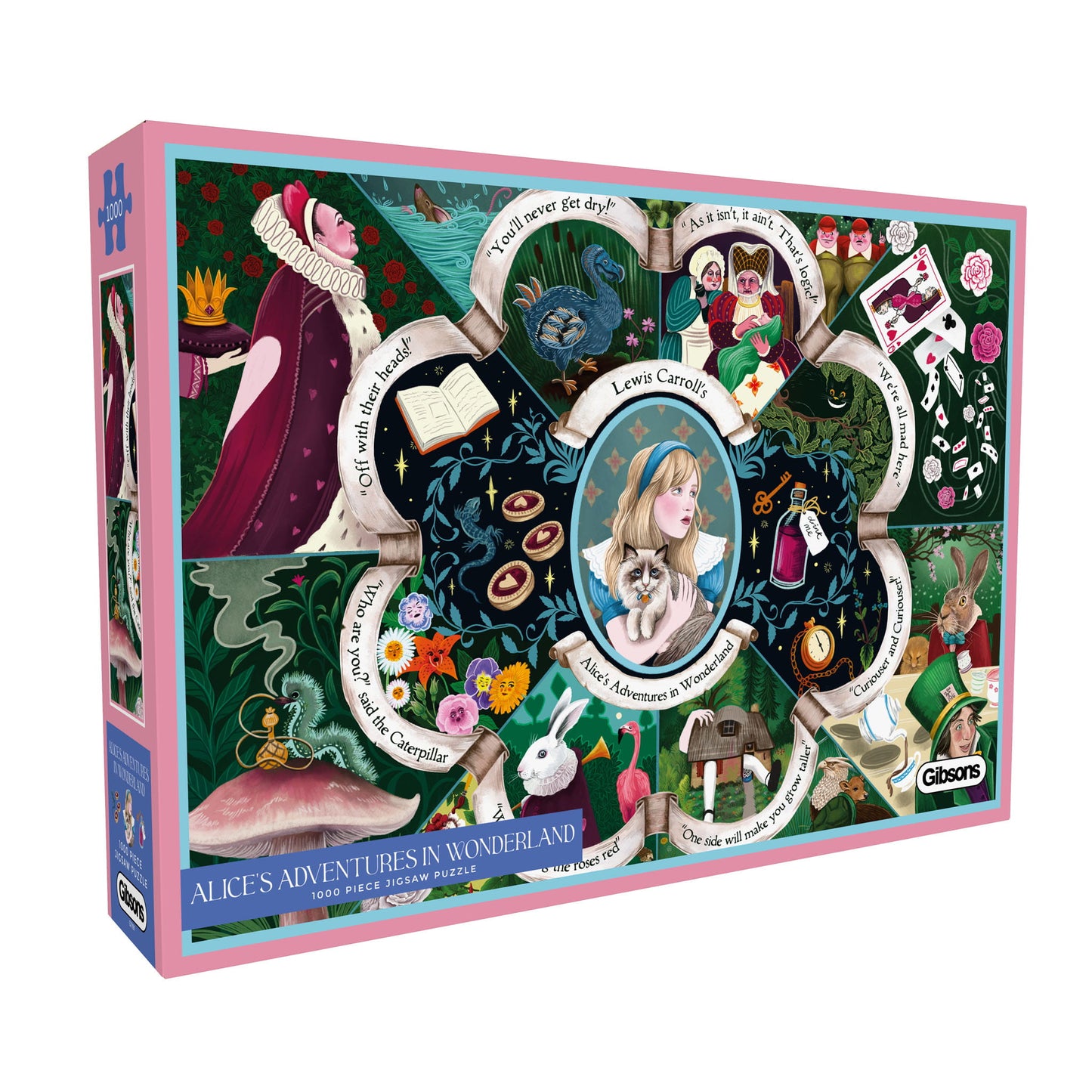 Alice's Adventures in Wonderland 1000 Piece Jigsaw Puzzle