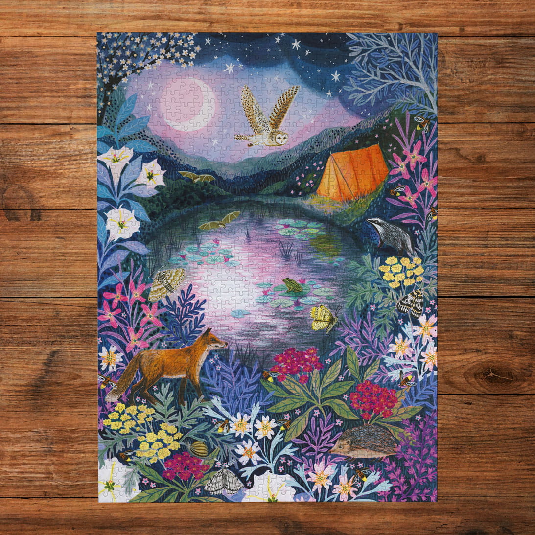 PRE-ORDER Nighttime At The Lake 1000 Piece Jigsaw Puzzle