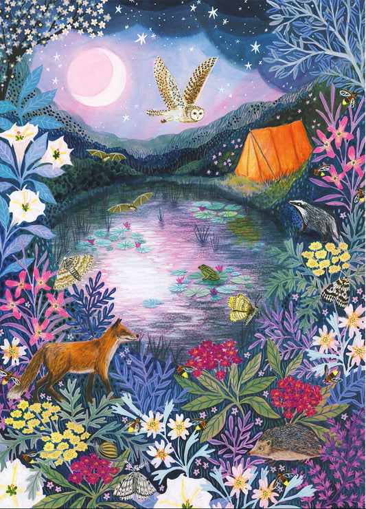 PRE-ORDER Nighttime At The Lake 1000 Piece Jigsaw Puzzle