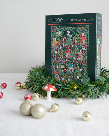 The Art File: Christmas Village 1000 Piece Jigsaw Puzzle