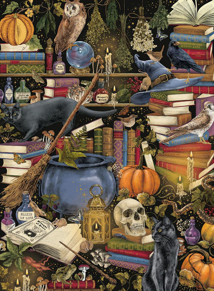 1000 Piece Jigsaw Puzzle - South African Tribal Witch Meditation Art, 20x27 Inches, Fantasy Adult Puzzle - View #6