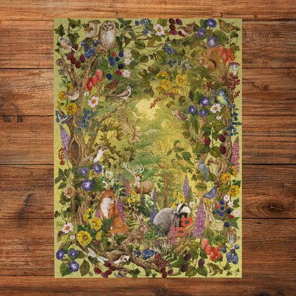 The Art File: Sunlight Glade 1000 Piece Jigsaw Puzzle
