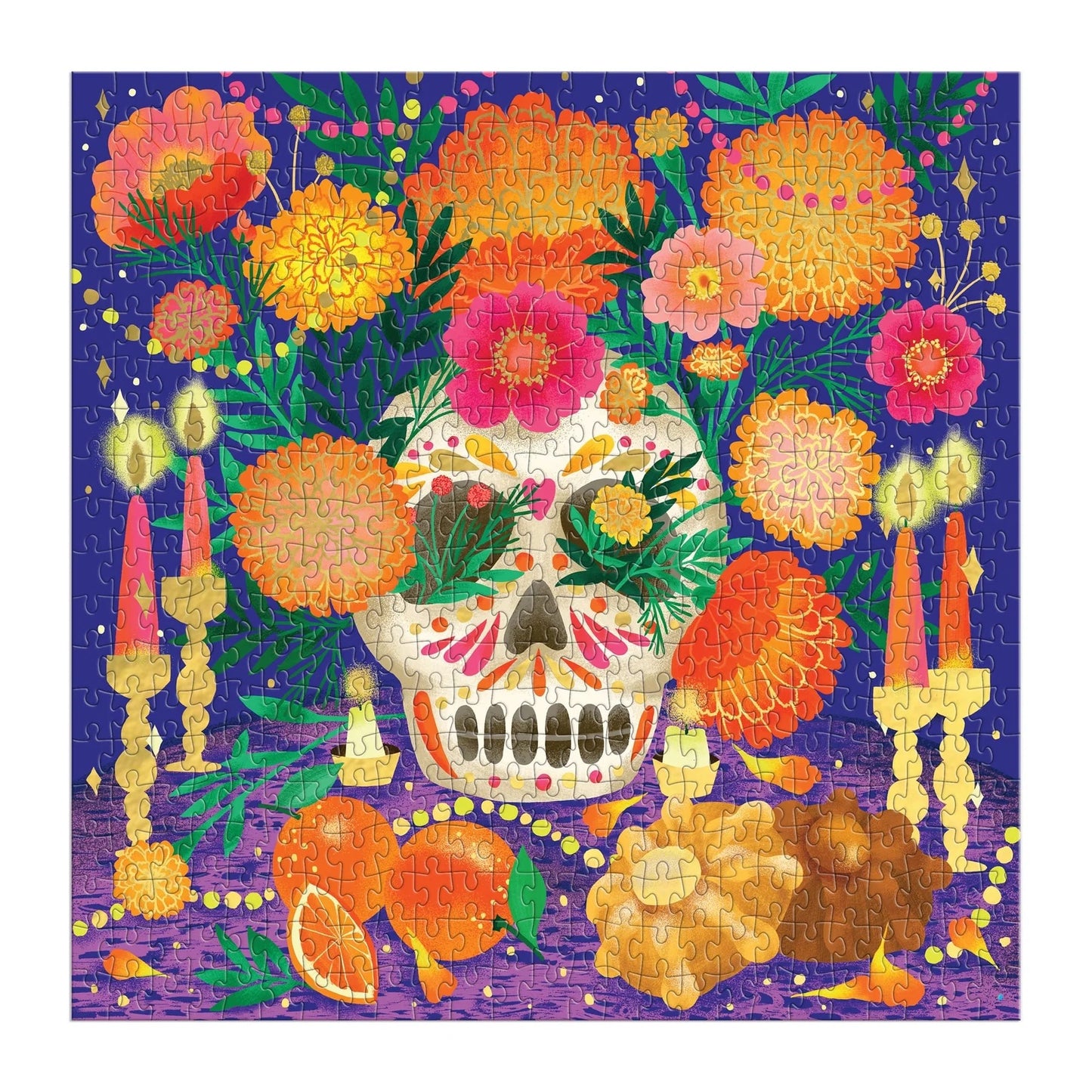 Ofrenda del Día de Muertos 500 Piece Foil Jigsaw Puzzle
