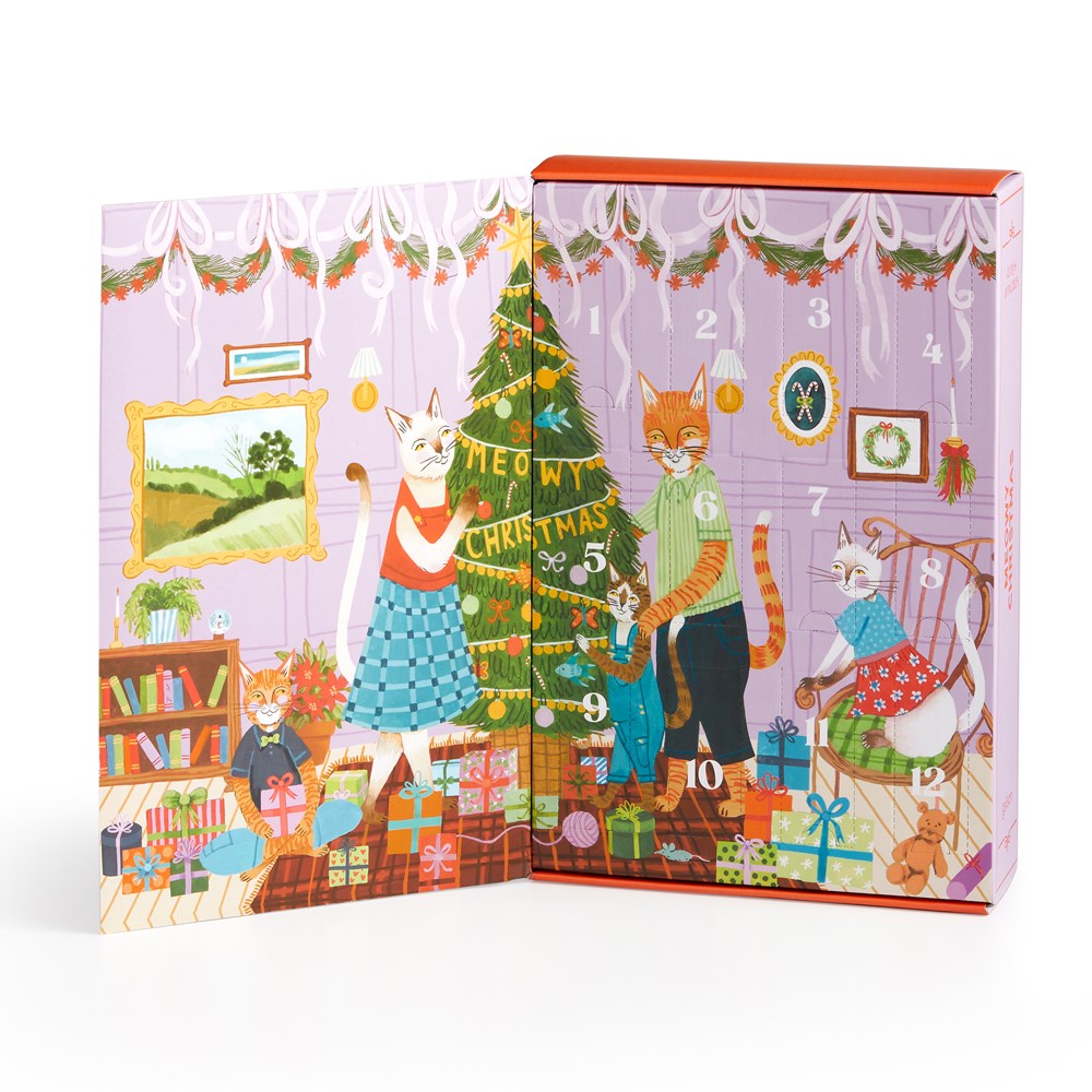 Meowy Christmas 12 Days of Puzzles 500 Piece Advent Calendar – All