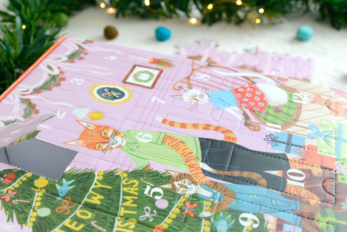 Meowy Christmas 12 Days of Puzzles 500 Piece Advent Calendar