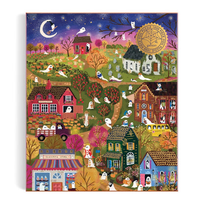 Joy Laforme Spooky Village 1000 Piece Foil Jigsaw Puzzle