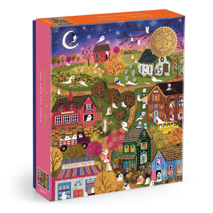 Joy Laforme Spooky Village 1000 Piece Foil Jigsaw Puzzle