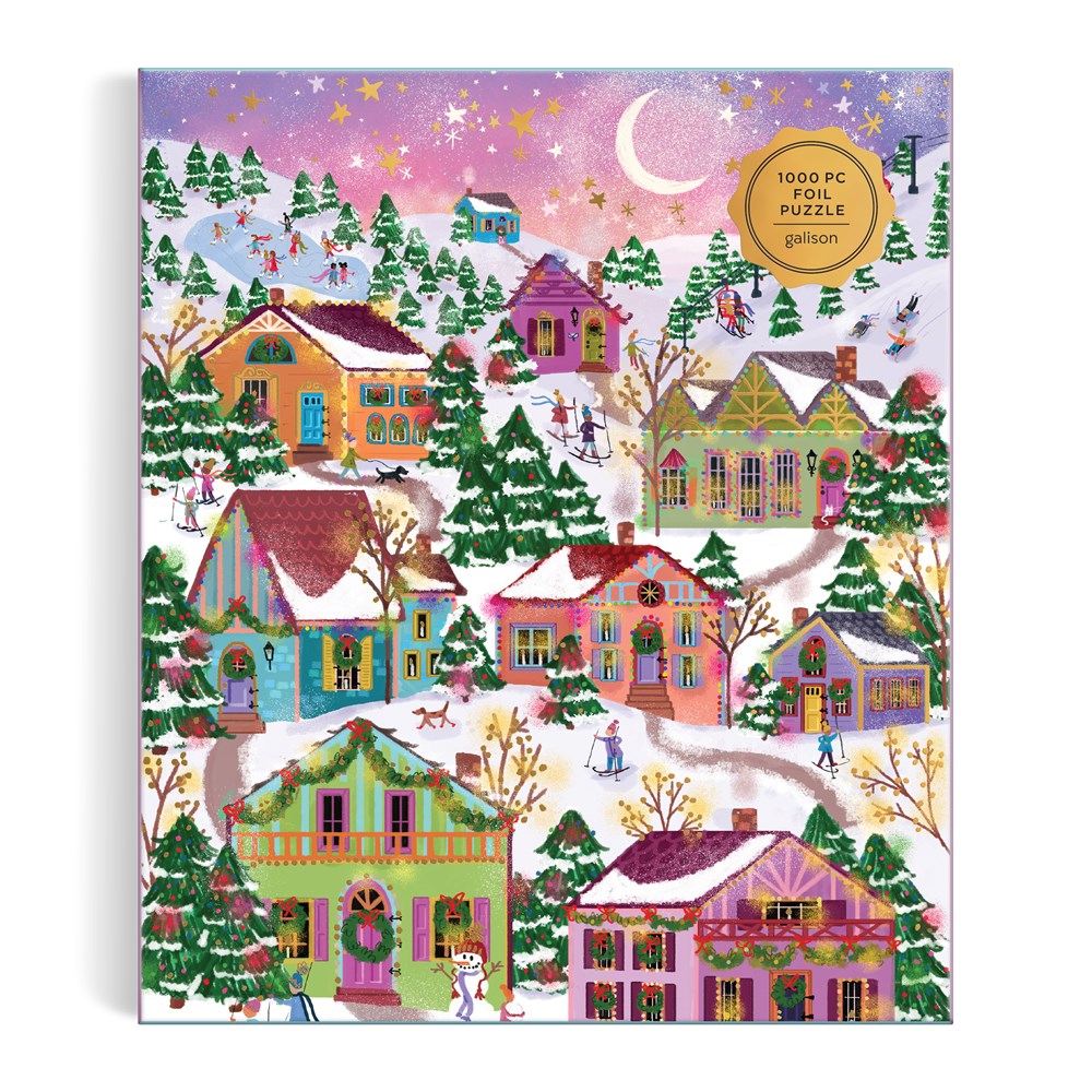 Joy Laforme Snowcap Village 1000 Piece Jigsaw Puzzle
