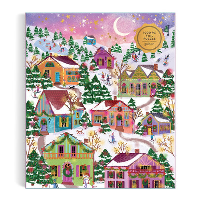 Joy Laforme Snowcap Village 1000 Piece Jigsaw Puzzle