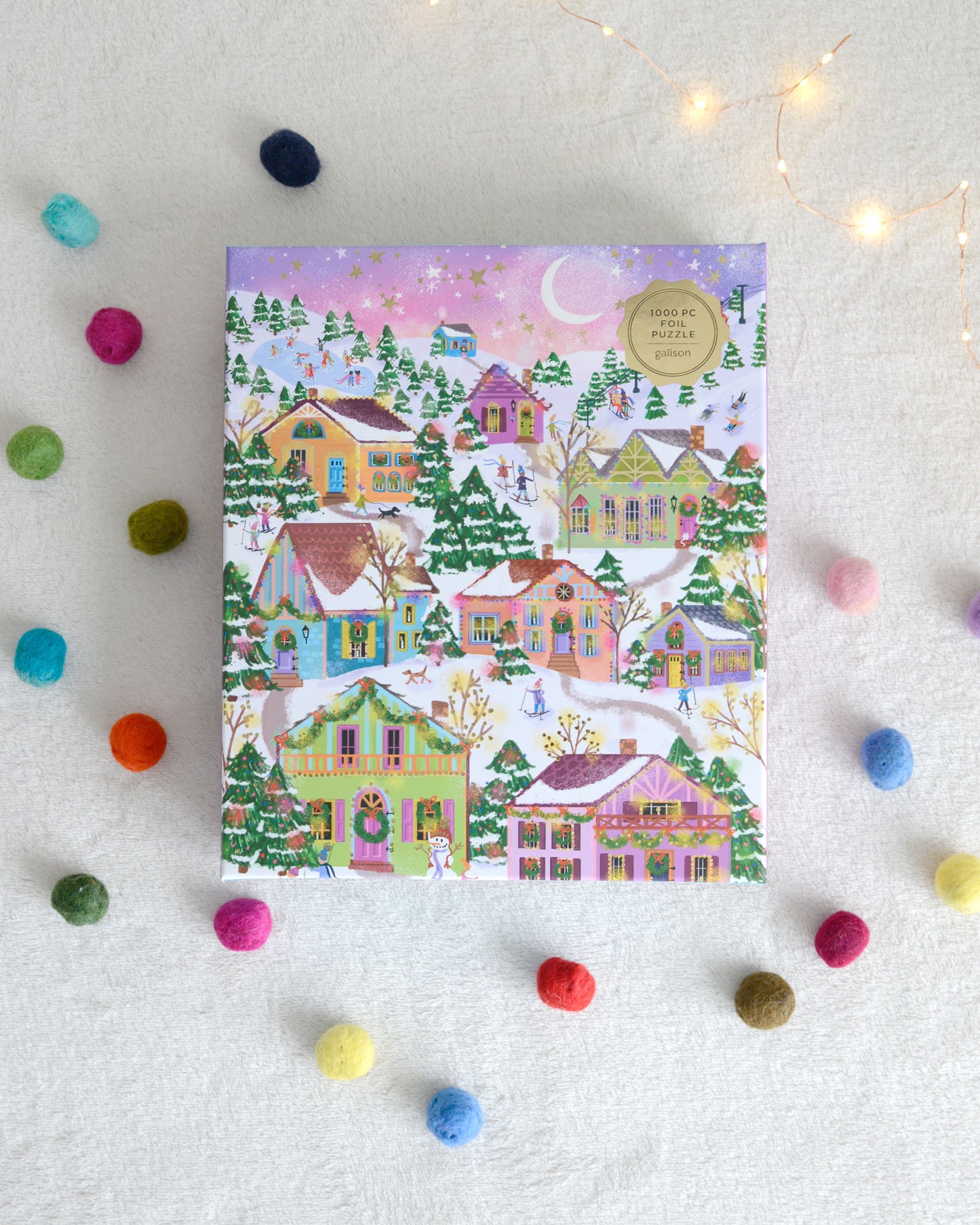 Joy Laforme Snowcap Village 1000 Piece Jigsaw Puzzle