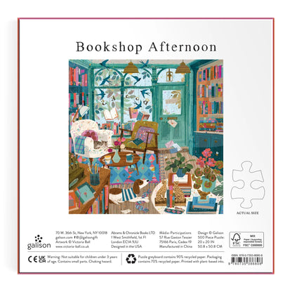 Bookshop Afternoon 500 Piece Foil Jigsaw Puzzle