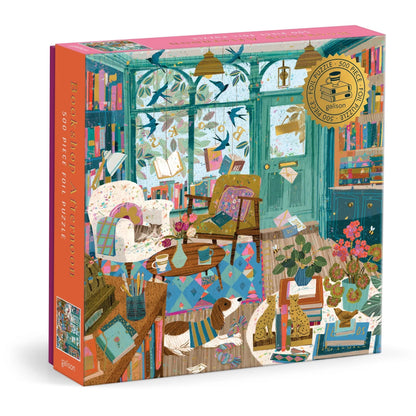 Bookshop Afternoon 500 Piece Foil Jigsaw Puzzle