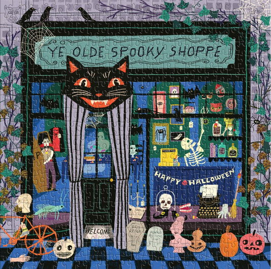 Ye Olde Spooky Shoppe 500 Piece Jigsaw Puzzle